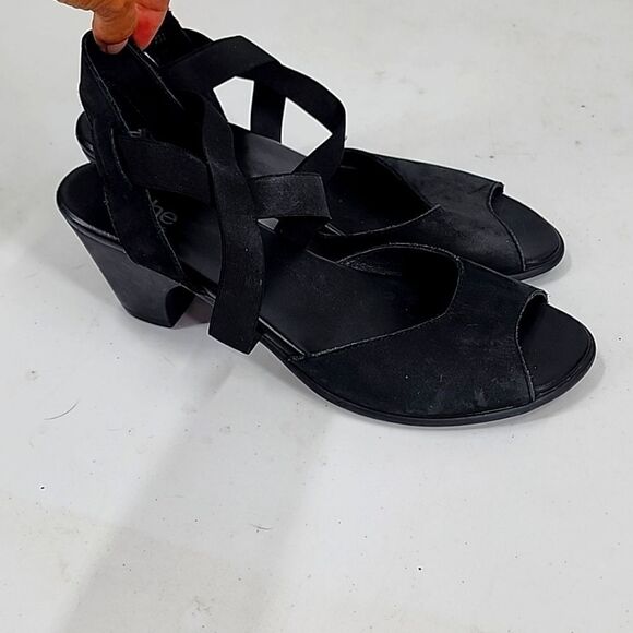 Arche France Mitya Nubuck Leather Cross Front Heel Elastic Sandal 12 42 - Picture 2 of 7